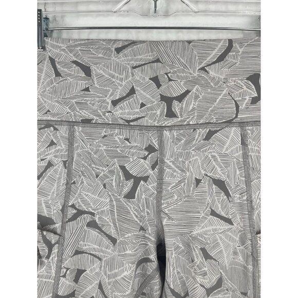 Athleta Leggings Size Small Palm All 7/8 Tight Gray - Picture 8 of 14